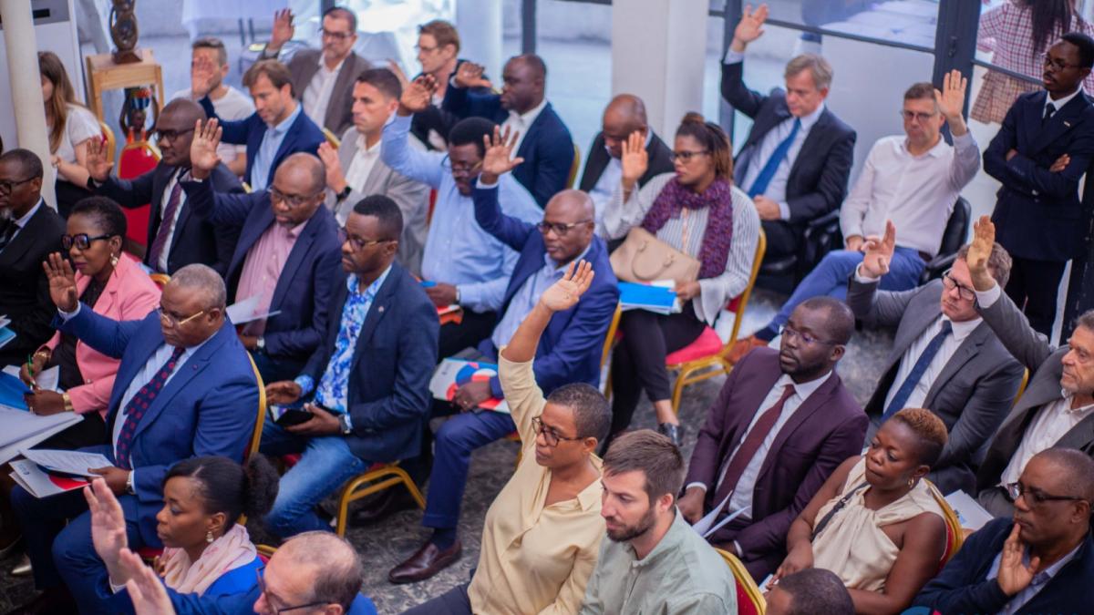 Serge Mumbu, General Manager of Target Sarl, was elected to the Board of Directors of the CCIFC